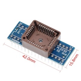 PLCC32 към DIP32 адапторна платка PLCC32 към DIP32 адапторна платка